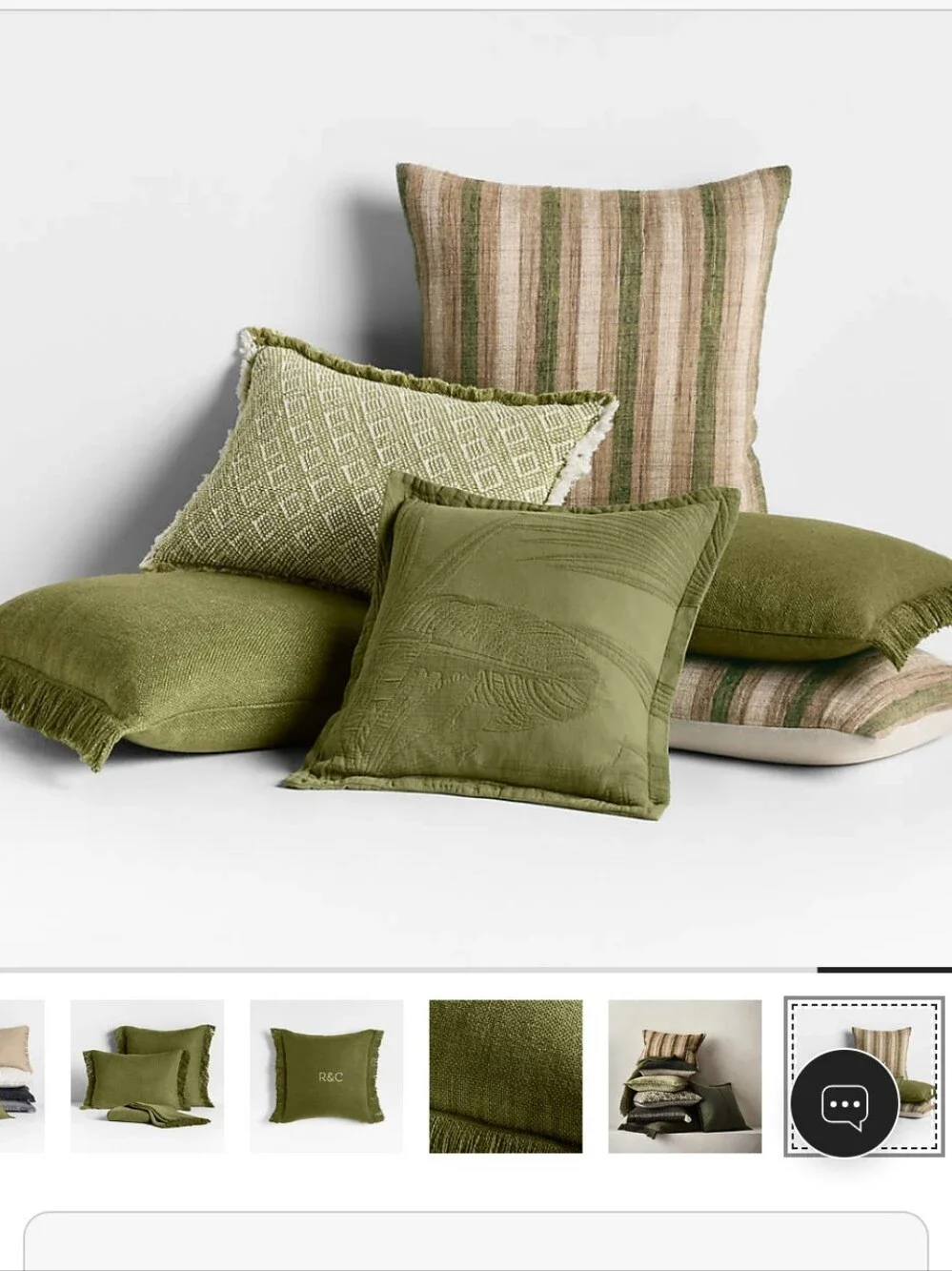 Crate & Barrel Casual Textured Fringe 23